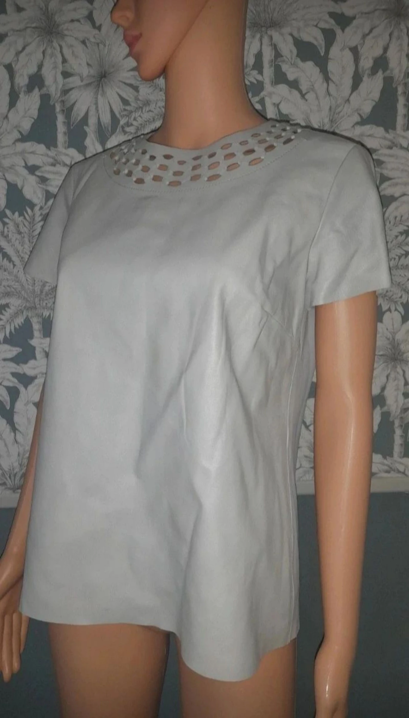 Diane Von Furstenberg leather top size 6 US – photo 4